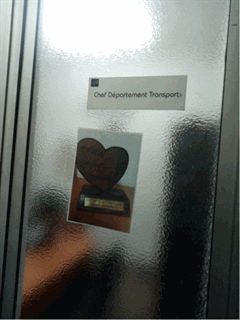 Bureau chef département transports 